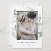 ウィンターパイン |ホリデーフォトカード シーズンカード (正面)