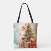 ウィンターパイン&ホリーウォーターカラートート トートバッグ (裏面)