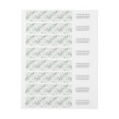 ウィンターパイン |休日の折り返しラのまわりにベル ラップアラウンドラベル (シート)