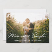ウィンターパイン 結婚 新婚 フォト シーズンカード (正面)