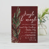 ウィンターパイン&金ゴールドフェスティバルオフィスクリスマスパーティー 招待状 (スタンド正面)