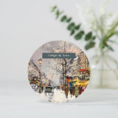 ウィンターパリジャンシーンホリデーパーティー 招待状 (スタンド正面)