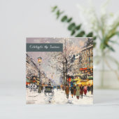 ウィンターパリジャンシーンホリデーパーティ  招待状 (スタンド正面)