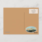 ウィンターパークコロラドエルクポストカード ポストカード (裏面)