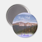 ウィンターパークコロラド磁石 マグネット (正面/裏面)
