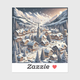 ウィンターパークコロラド3インチビニールステッカー シール