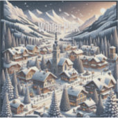 ウィンターパークコロラド3インチビニールステッカー シール (正面)