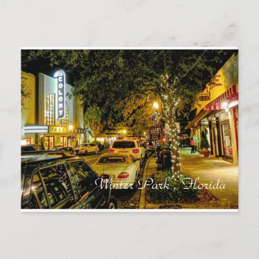 ウィンターパークフロリダ ポストカード (正面)