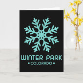 ウィンターパーク コロラド スキー ロングスリーブ スキーティー カード (黄色い花)