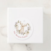 ウィンターパーソナライズされたディアリースホリデイ フェイバータグ (インサイチュ)