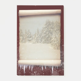 ウィンターパーチメントイラストレーション ポストイット