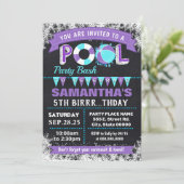 ウィンターパープルプール誕生日パーティーbash 招待状 (スタンド正面)