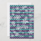 ウィンターパープルプール誕生日パーティーbash 招待状 (裏面)