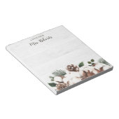 ウィンターパ素朴インコーンコットン先生 ノートパッド (アングル)