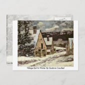 ウィンタービイグスターヴクーベット村出口 ポストカード (正面/裏面)