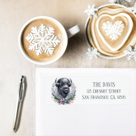 ウィンタービベスアメリカンバッファロー – 差出人住所 ラベル