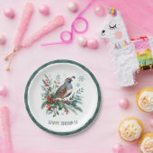 ウィンタービベスカリフォルニアウイル – 誕生日 ペーパープレート (パーティー)