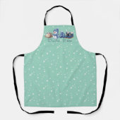 ウィンタービベスフレンドリー雪だるま エプロン (正面)