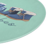 ウィンタービベスフレンドリー雪だるま カッティングボード (角)