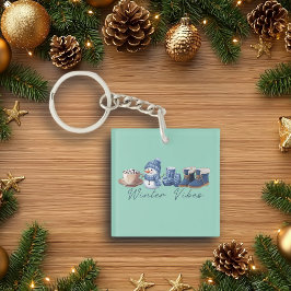ウィンタービベスフレンドリー雪だるま キーホルダー