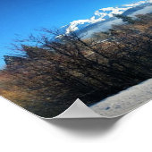 ウィンタービューアット山シャスタ， CA ポスター (角)