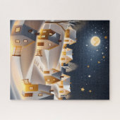 ウィンタービレッジアートクリスマスジグソーパズル ジグソーパズル (横)