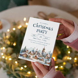 ウィンタービレッジシーナリークリスマスパーティー 招待状