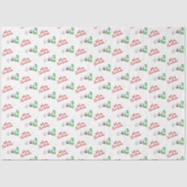 ウィンタービレッジシーンメリークリスマス 薄葉紙