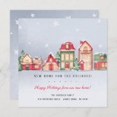 ウィンタービレッジニューホームフォーザホリデーズクリスマス 招待状 (正面/裏面)