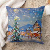 ウィンタービレッジホリデイ クッション (ブランケット)