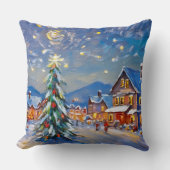 ウィンタービレッジホリデイ クッション (正面)