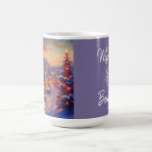 ウィンタービレッジホリデイ コーヒーマグカップ (中央)