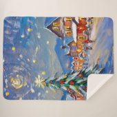 ウィンタービレッジホリデイ シェルパブランケット (正面(横))