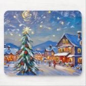 ウィンタービレッジホリデイ マウスパッド (正面)