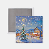 ウィンタービレッジホリデイ マグネット (正面/裏面)
