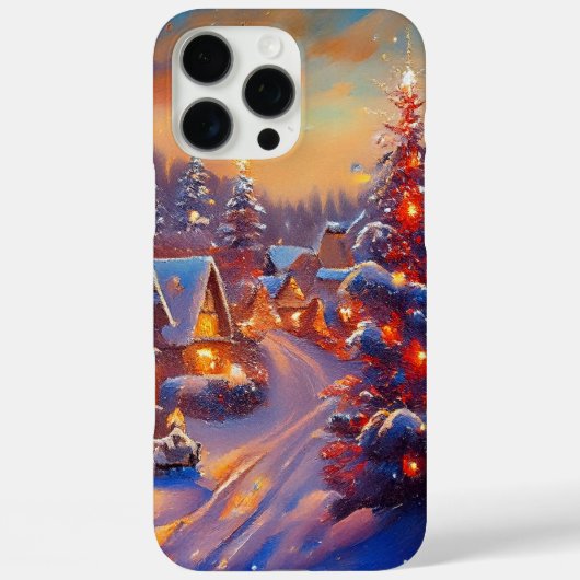 ウィンタービレッジホリデイ Case-Mate iPhoneケース (裏面)