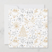 ウィンタービレッジホリデーオープンハウスパーティの招待状 招待状 (裏面)