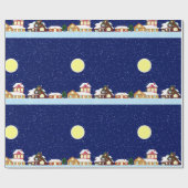 ウィンタービレッジ ラッピングペーパー (フラット)