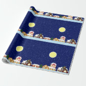 ウィンタービレッジ ラッピングペーパー (アンロールド)