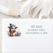 ウィンタービーブカウー – 差出人住所 ラベル (インサイチュ)