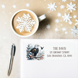 ウィンタービーブスウォーターカラーバルドイーグル差出人住所 ラベル