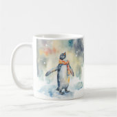 ウィンタービーブスウォーターカラーペンギン コーヒーマグカップ (左)