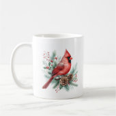 ウィンタービーブスノーザン(鳥)ショウジョウコウカンチョウ- コーヒーマグカップ (左)