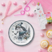 ウィンタービーブスホース – 誕生日 ペーパープレート (パーティー)