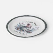 ウィンタービーブズマウス – 誕生日 ペーパープレート (アングル)