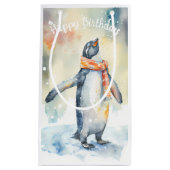 ウィンタービーブペンギン – 誕生日パーティー – スモールペーパーバッグ (正面)