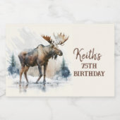 ウィンタービーブムース – 誕生日 フードラベル (シングルラベル)