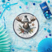 ウィンタービーブムース – 誕生日 ペーパープレート (パーティー)