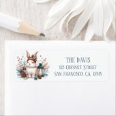 ウィンタービーブラビット – 差出人住所 ラベル (インサイチュ)