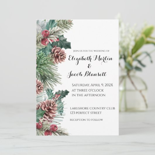 ウィンターピネコーンとホリー結婚ズ 招待状 (スタンド正面)